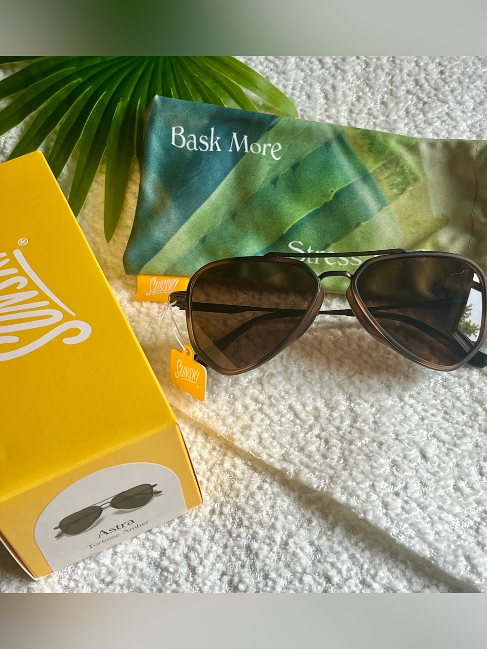 NEW Sunski Astra Aviator Polarized Sunglasses